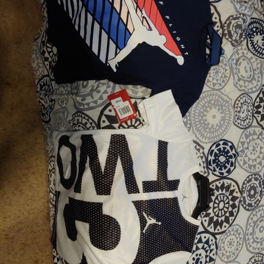 2 youth Jordan t shirts